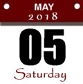 Saturday, May 5, 2018