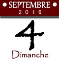 Dimanche, 4 septembre 2016