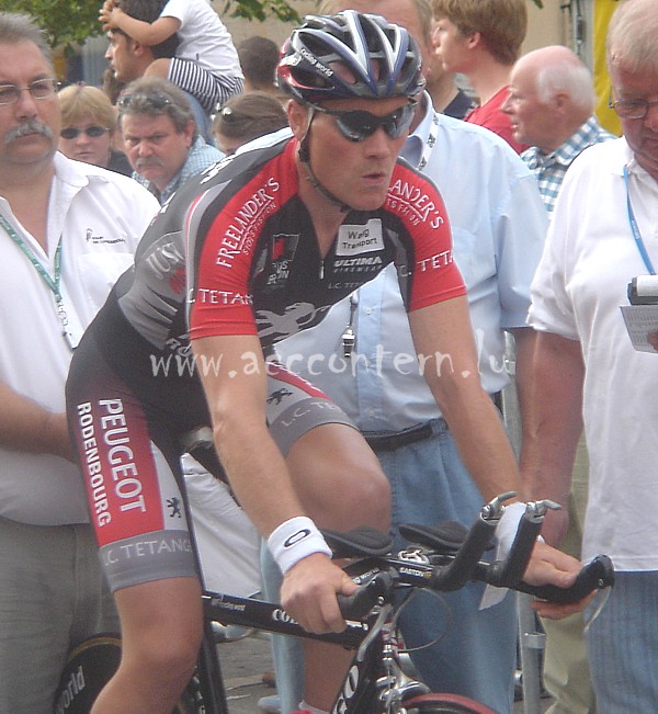 Pascal Triebel very concentrated at the start
