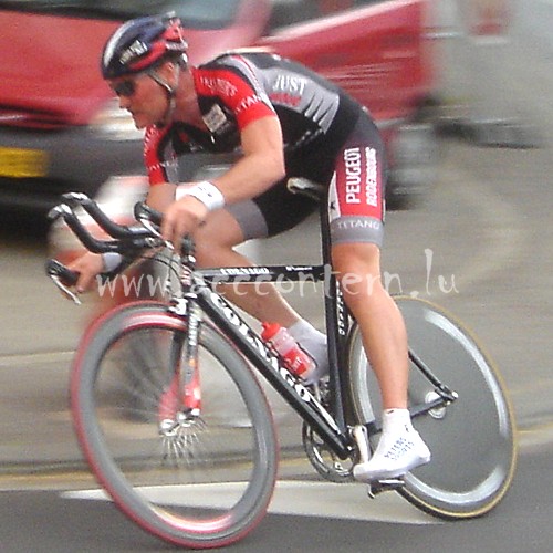 Pascal Triebel Luxemburgischer Meister im Zeitfahren 2005 bei den Elite ohne Kontrakt