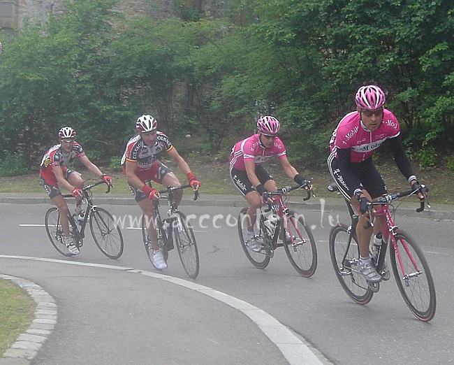 Serguey Ivanov (T-Mobile) leads a group