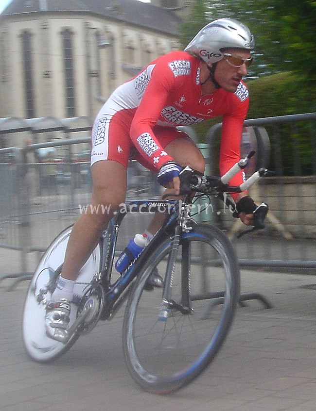 Fabian Cancellara (Fassa Bortolo) vainqueur d'tape