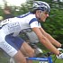 Claudio Corioni (Fassa Bortolo) leidet in der Steigung des Huelewee