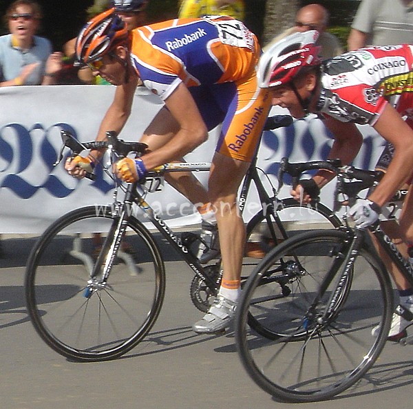 Matthew Hayman (Rabobank) auf dem dritten Platz vor Serguey Lagutin (Landbouwkrediet)