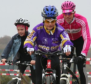 Kim Kirchen and the participants of the Yuppi's Trophy