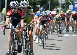 Peloton stretched