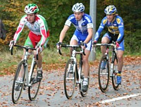 The chasers: Van Nuffel, Ghyllebert, Aernouts ...
