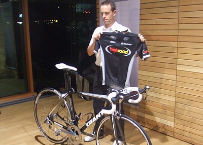 Le nouveau maillot de Kim Kirchen en 2008