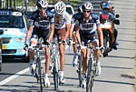 Andy et Frank Schleck pendant les championnats de Luxembourg sur route 2010
