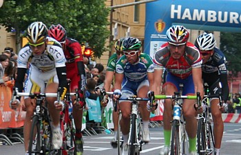 Groupe de t�te du d�but de course