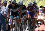 Frank et Andy Schleck pendant les championnats nationaux � Diekirch 2011
