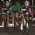 Jempy Drucker, Andy Schleck et Frank Schleck pendant le Gala Tour de France 2011