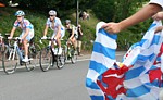 L'chappe du jour pendant la troisime tape du Tour de Luxembourg 2011
