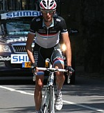 Frank Schleck pendant la quatrime tape du Tour de Luxembourg 2011