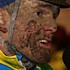 Le visage de Bart Aernouts (11me) porte les traces d'une course prouvante.
