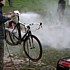 The mud made the races tough for the riders and the mechanics