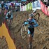 Der Belgier Wout van Aert f�hrt in der zweiten Runde vor Hermans und Soete
