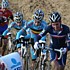 Der Franzose Quentin Jauregui hat die Spitze vor Van Aert, Hermans, Van der Poel und dem Deutschen Herklotz �bernommen