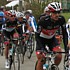 Fabian Cancellara seems comfortable and well-placed on the Taaienberg