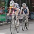 Gaetan Bille and Frank Schleck leading the race