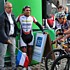 M. Tho Thiry, Brgermeister der Stadt Echternach, und Claudio Chiappucchi geben den Start zum 160 Km Rennen