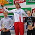 Les trois meilleures dames sur 100 kilomtres: Catherine Delfosse (2me) Nathalie Lamborelle (vainqueur), Carmen Coljon (3me)