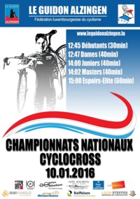 Championnats de Luxembourg cyclo-cross 2016  Alzingen